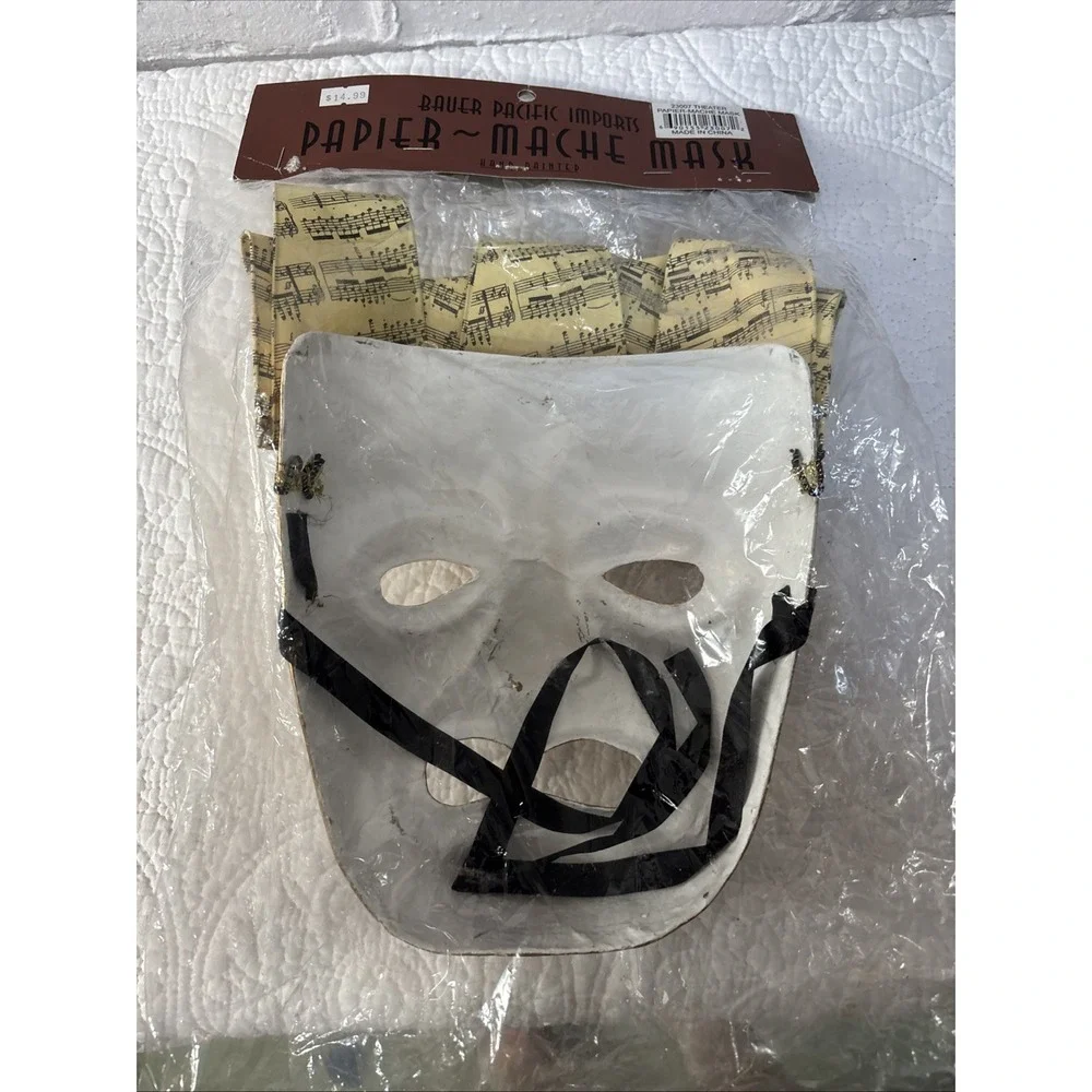 Theatre / Costume Papier-Mâché Golden‎ Mask